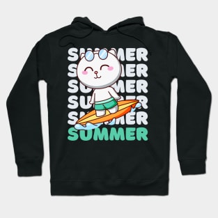Beach summertime swimming pool time sun bathing fun chill summer vacation Hoodie